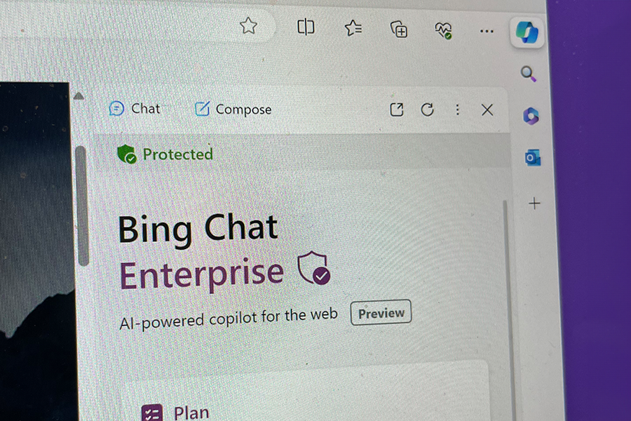 Bing Chat Enterprise Screenshot